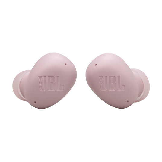 JBL Wave Buds 2 - Pink - True Wireless Noise Cancelling Earbuds - Front